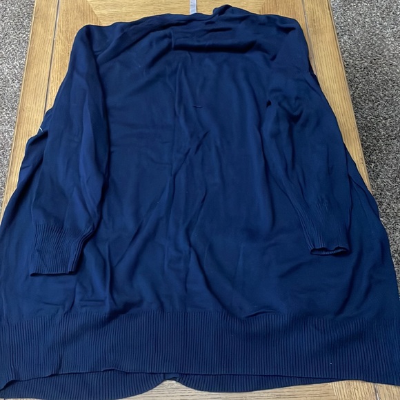 Melissa McCarthy Seven Size 3x Navy Cardigan - Picture 7 of 8